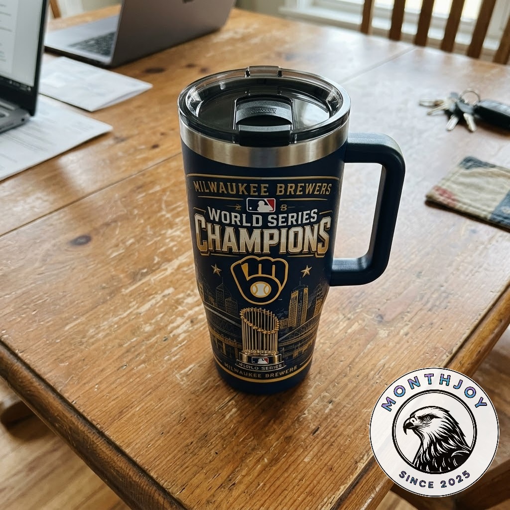 2026 Milwaukee Brewers First World Series Champions Tumbler - photo 3