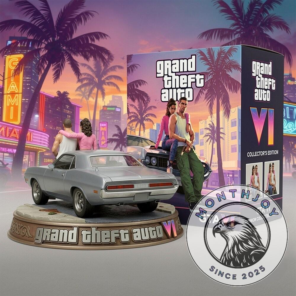 GTA 6 Jason And Lucia 2026 Figure - Detail View