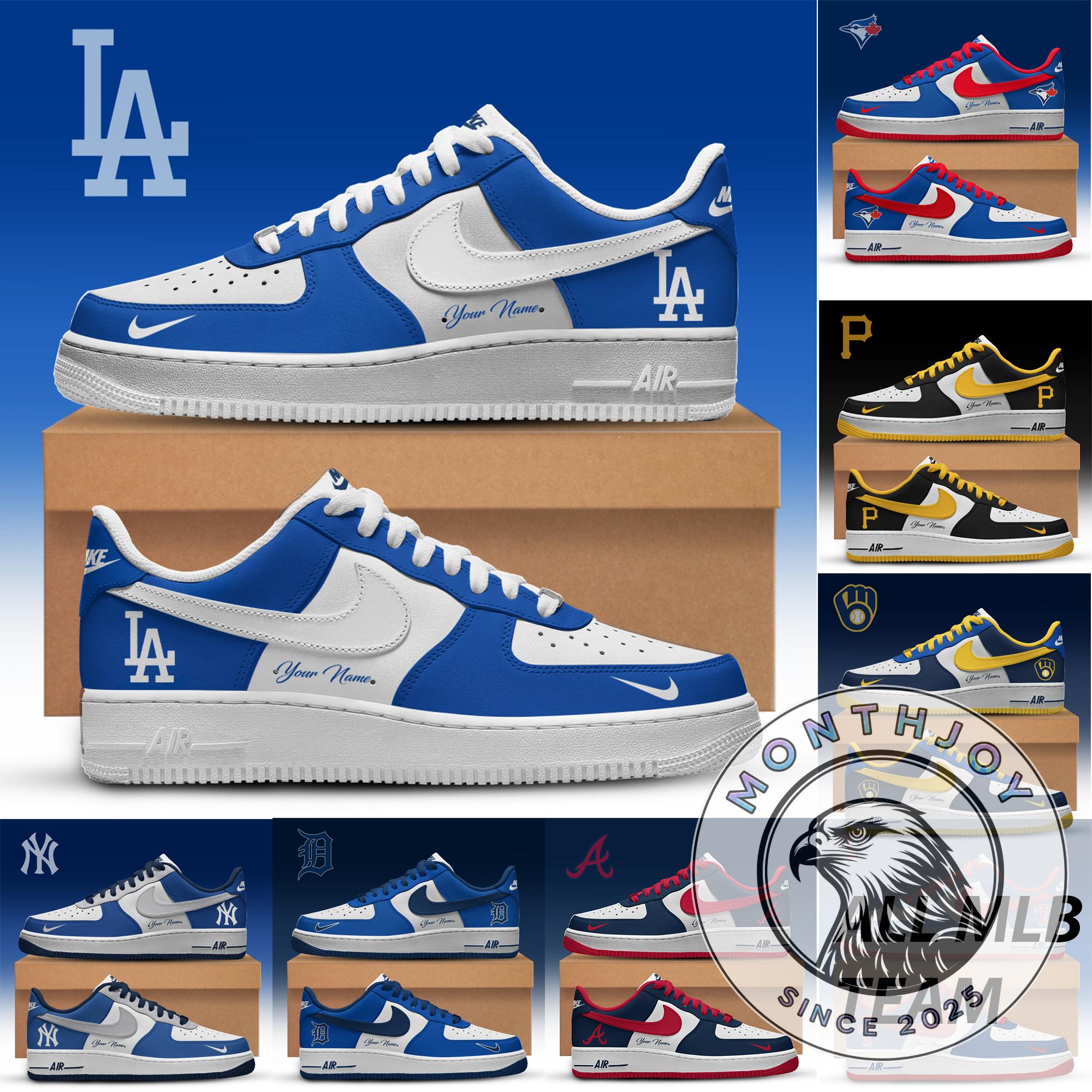 MLB All Team Edition Nike Air Force 1 Low Custom - Front View