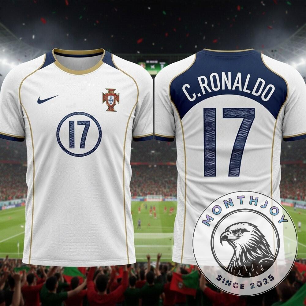 Portugal C Ronaldo 17 Away Jersey Ishowspeed Kit | MonthJoy