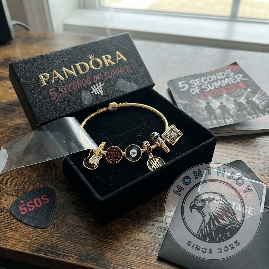 5 Seconds of Summer World Tour Charm Bracelet - photo 3