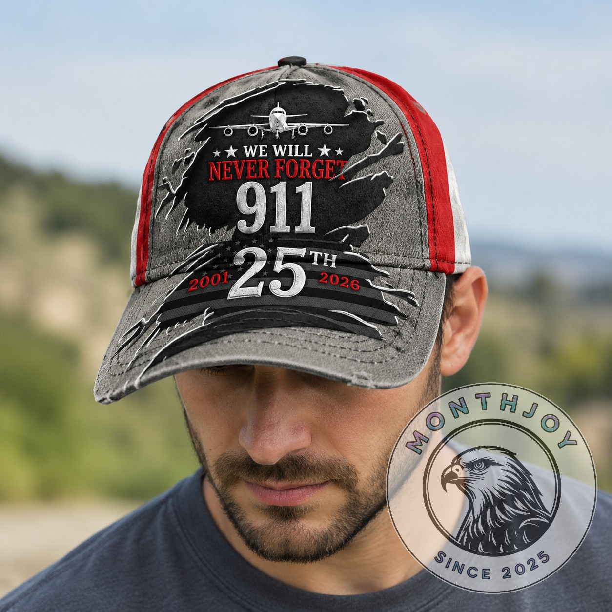 9/11 We Will Never Forget 25th Anniversary 2026 Cap - photo 2