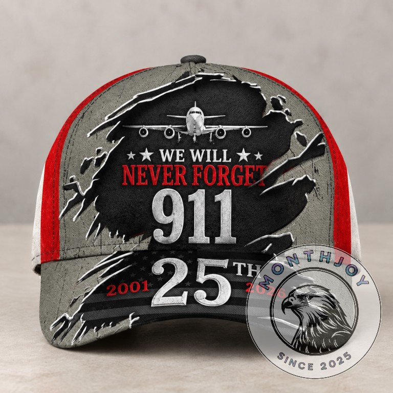 9/11 We Will Never Forget 25th Anniversary 2026 Cap - photo 3