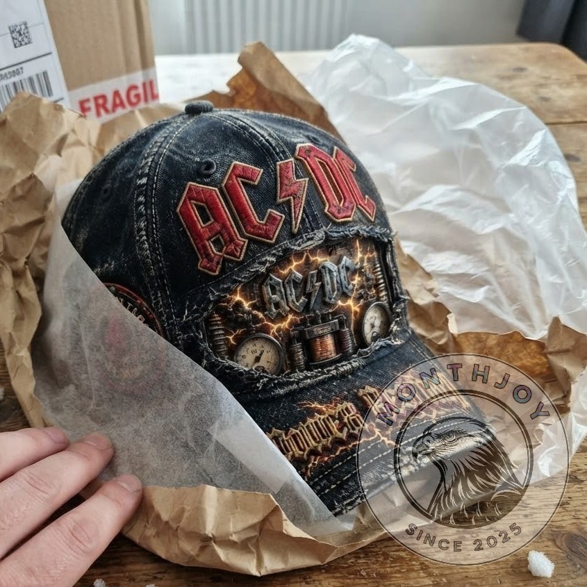 AC/DC High Voltage Live Wire Vintage Cap - photo 3