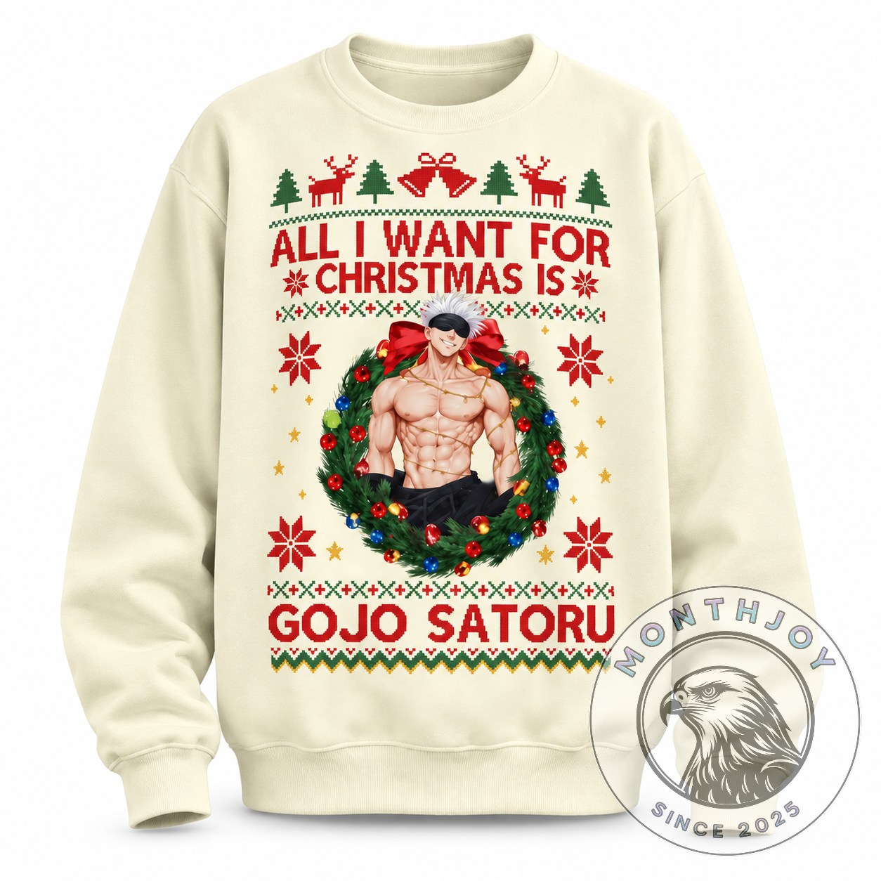 All I Want For Christmas Is Gojo Satoru Christmas Sweatshirt
