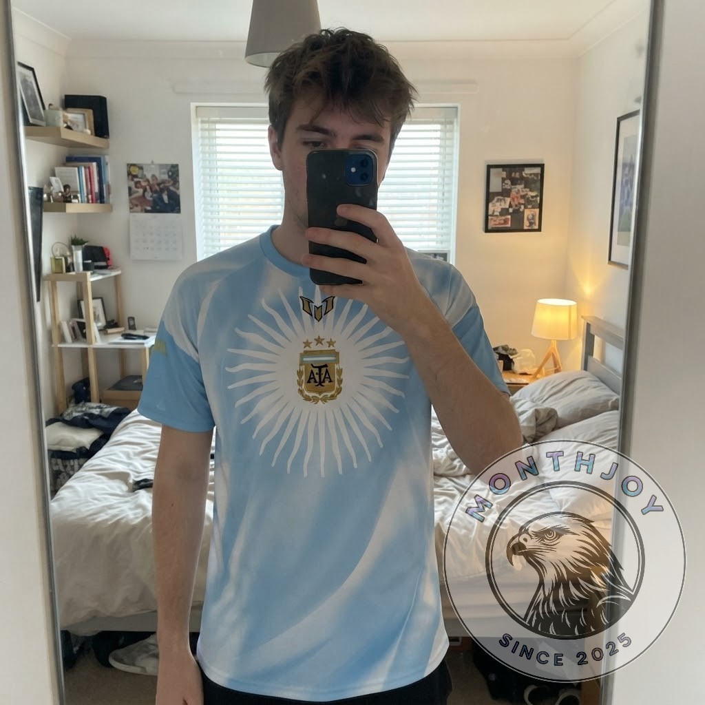 Argentina Lionel Messi Team Pre-Match Soccer Jersey - photo 3