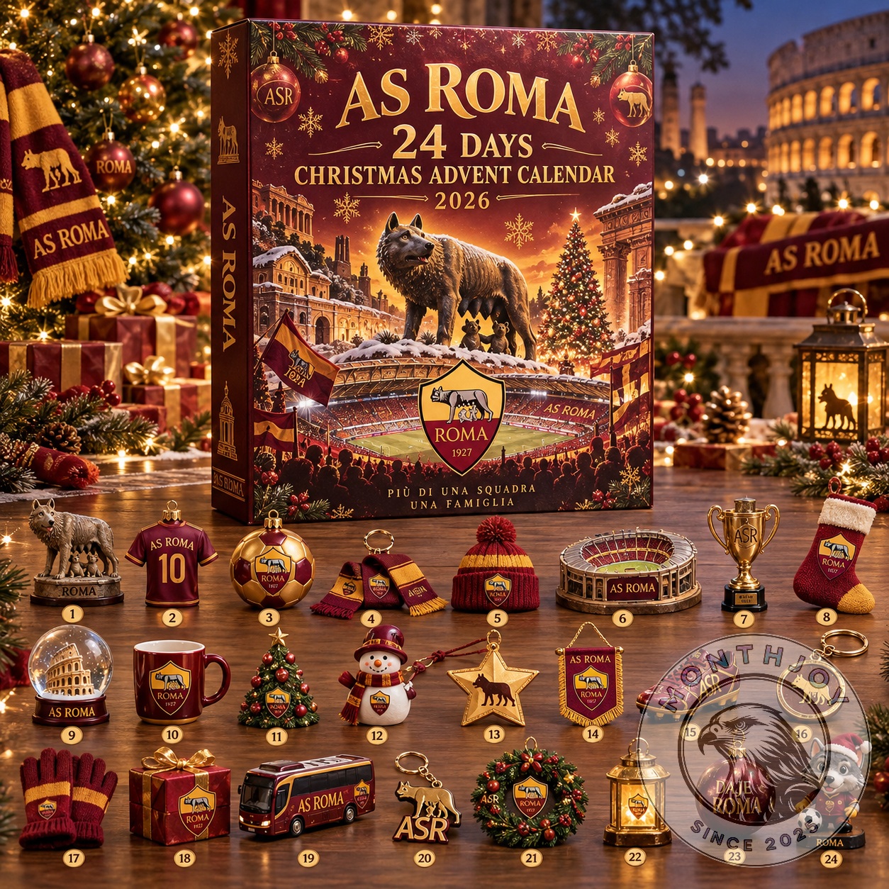 AS Roma 24 Days Christmas Advent Calendar 2026