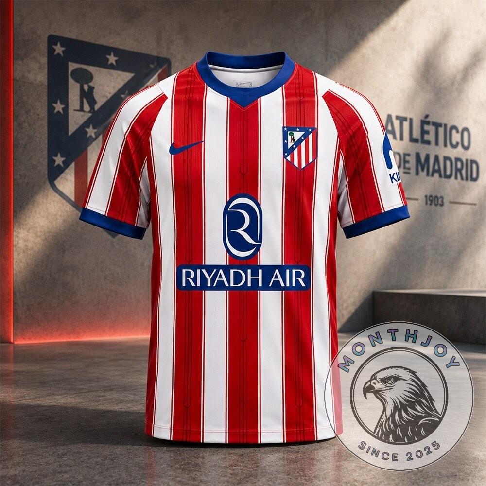 ATEEZ Choi San 2026 Coupang Play Series Atletico Madrid Jersey - Detail View