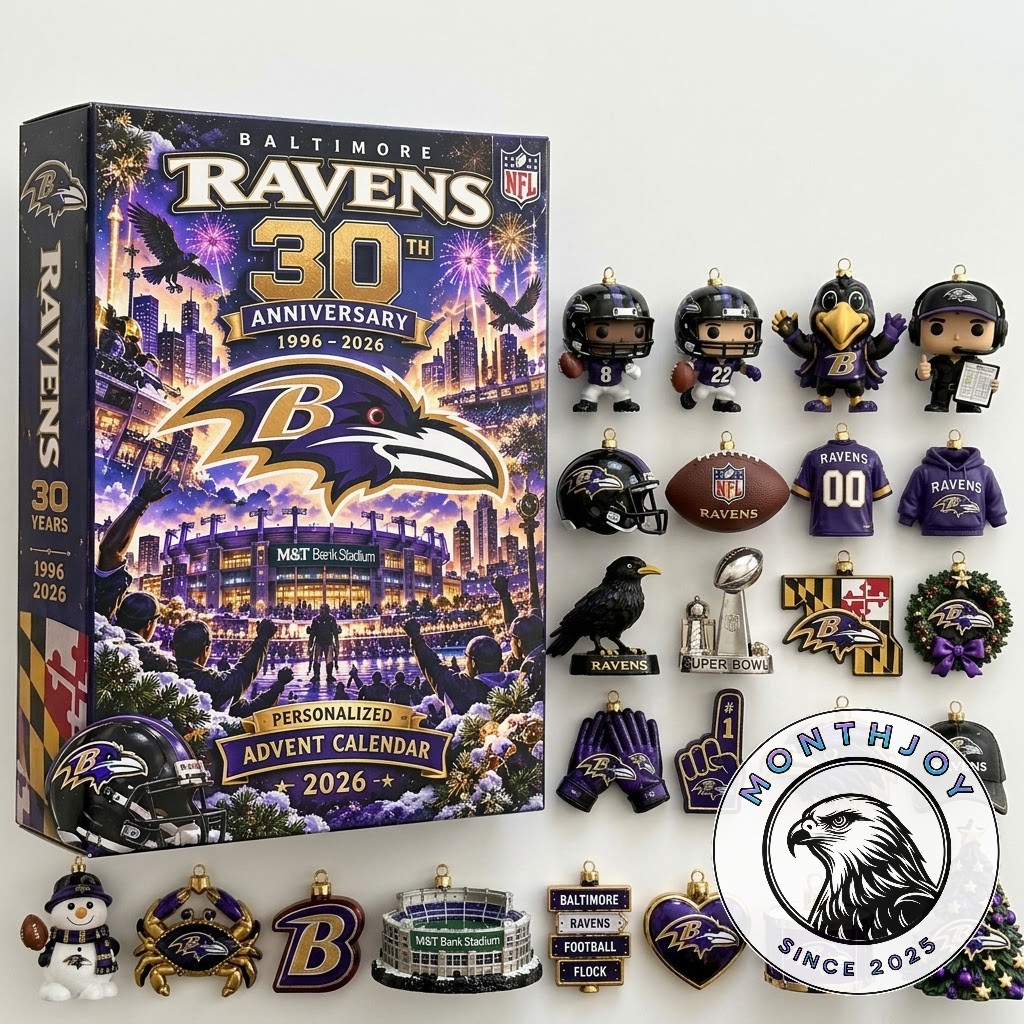 Baltimore Ravens 30th Anniversary 2026 Personalized Advent Calendar - photo 2