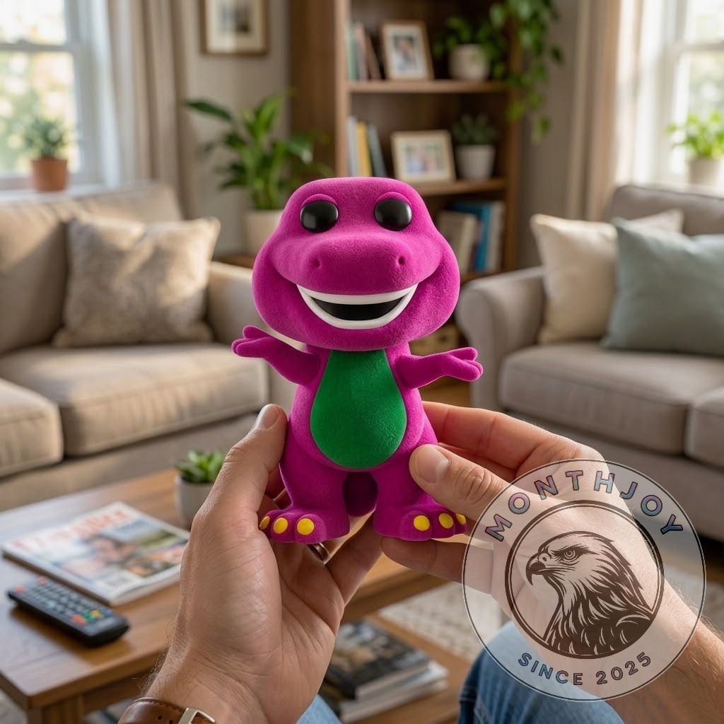 Barney The Dinosaur Barney Flocked Funko Pop - photo 3