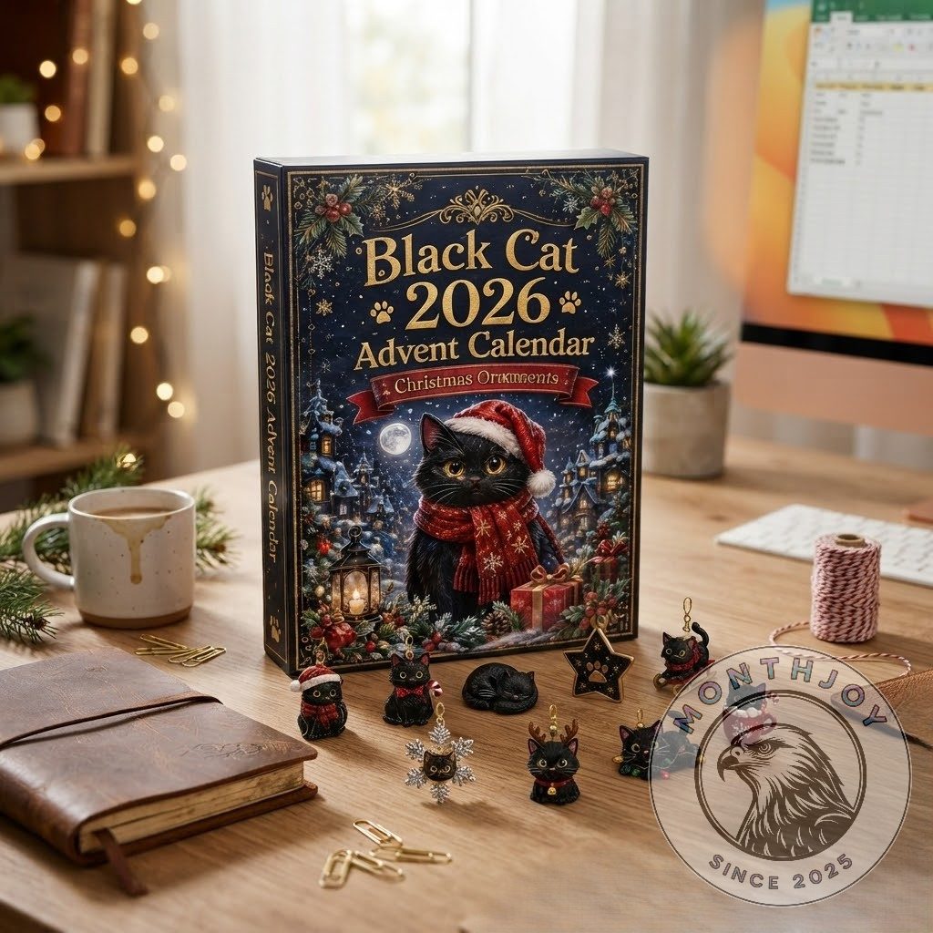 Black Cat 2026 Christmas Ornaments Advent Calendar - photo 2