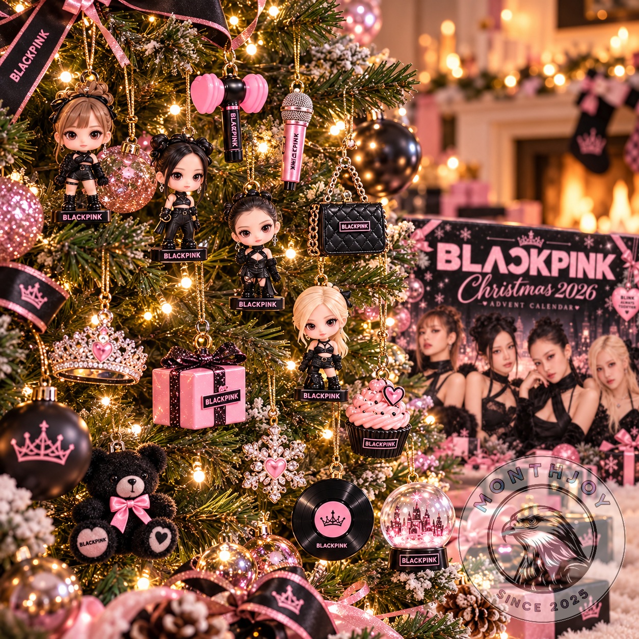 BLACKPINK Christmas 2026 Advent Calendar - side panel showing Christmas 2026 text
