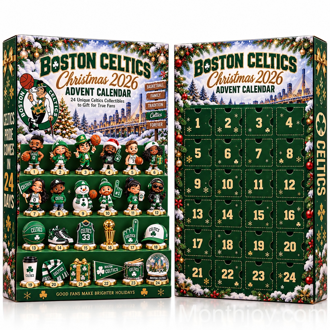 Boston Celtics Christmas 2026 Advent Calendar - photo 2