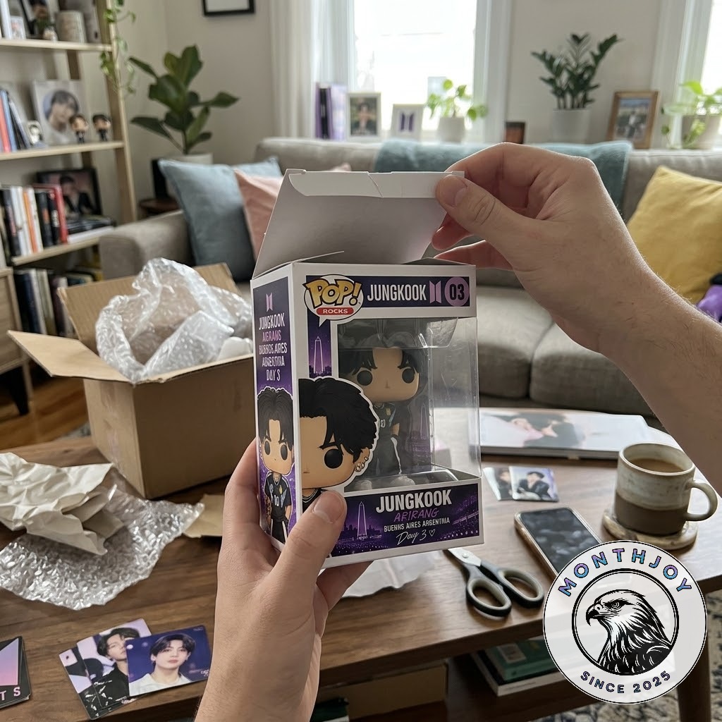 BTS Jungkook Arirang Buenos Aires Argentina Day 3 Funko Pop 2026 - boxed figure and display figure