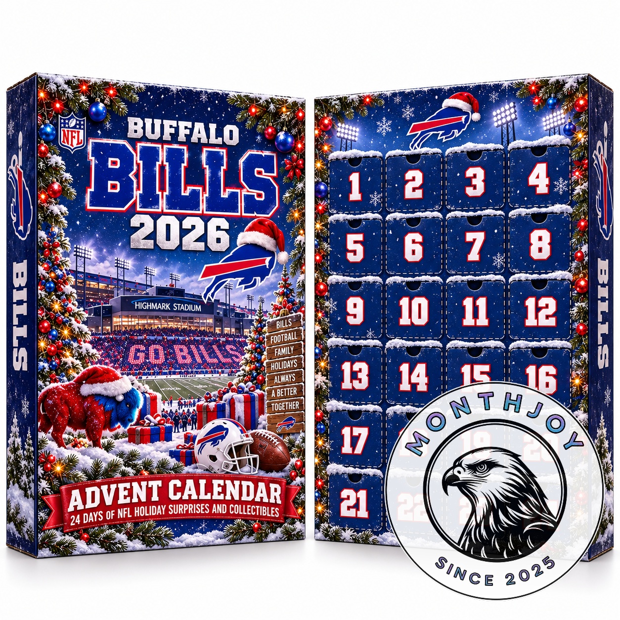 Buffalo Bills 2026 NFL Holiday Surprises Advent Calendar - photo 2