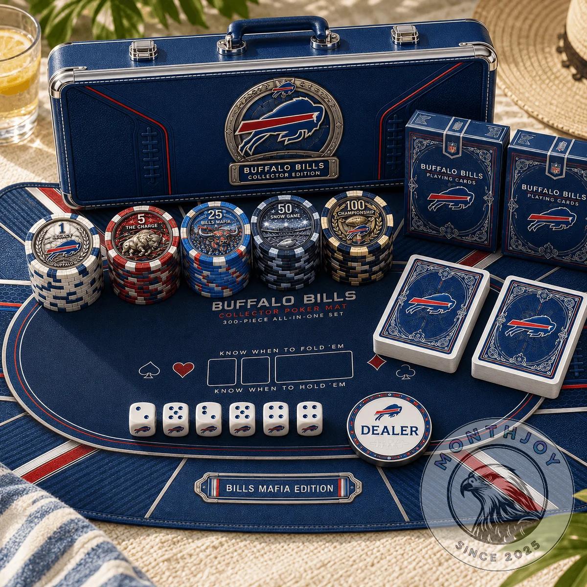 Buffalo Bills Collector Edition Poker Set - photo 3