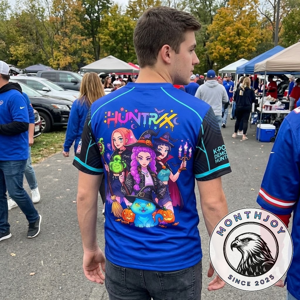 Buffalo Bills K-Pop Demon Hunters Halloween NFL Jersey - photo 3