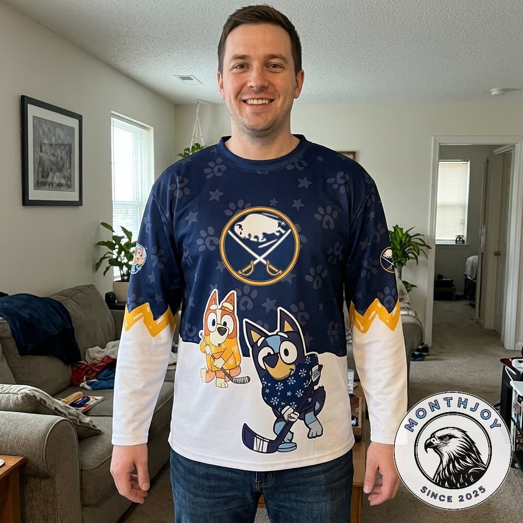 Buffalo Sabres Bluey Night Hockey Jersey 2026 - photo 3