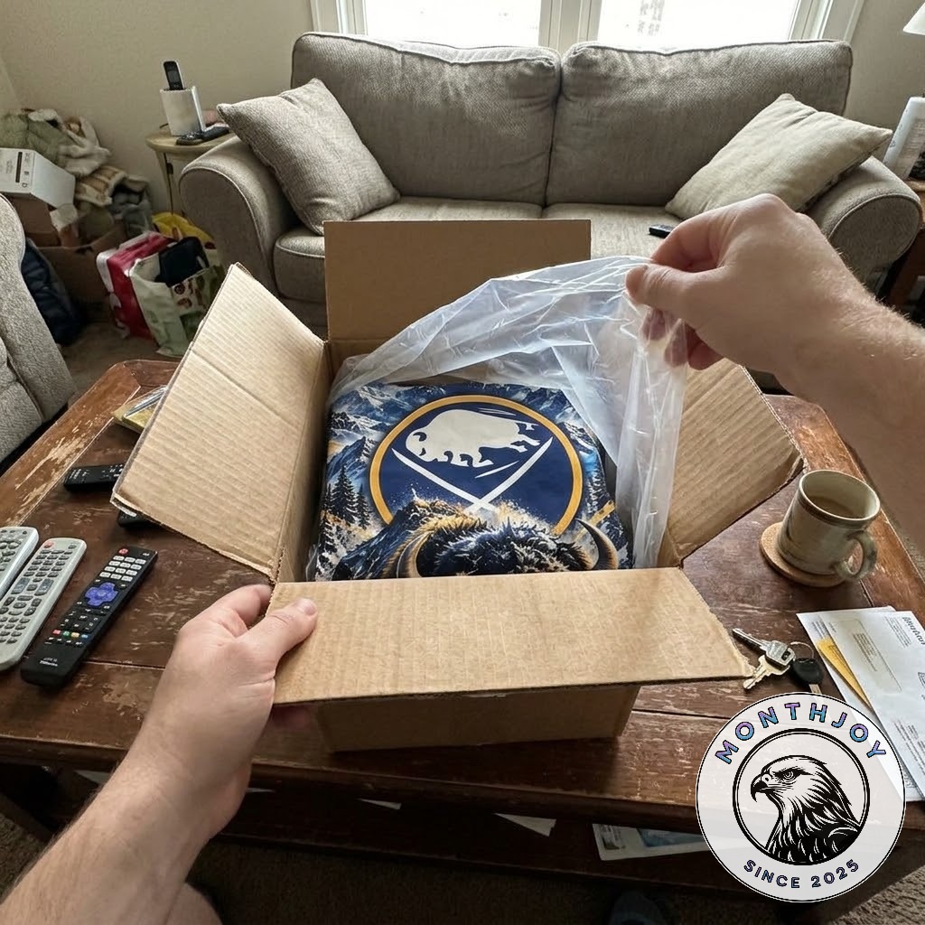 Buffalo Sabres Winter Landscape Bison Hoodie 2026 - photo 2