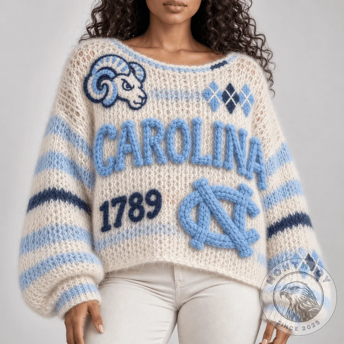Carolina 1789 Heritage Knitted Sweater - Close-Up