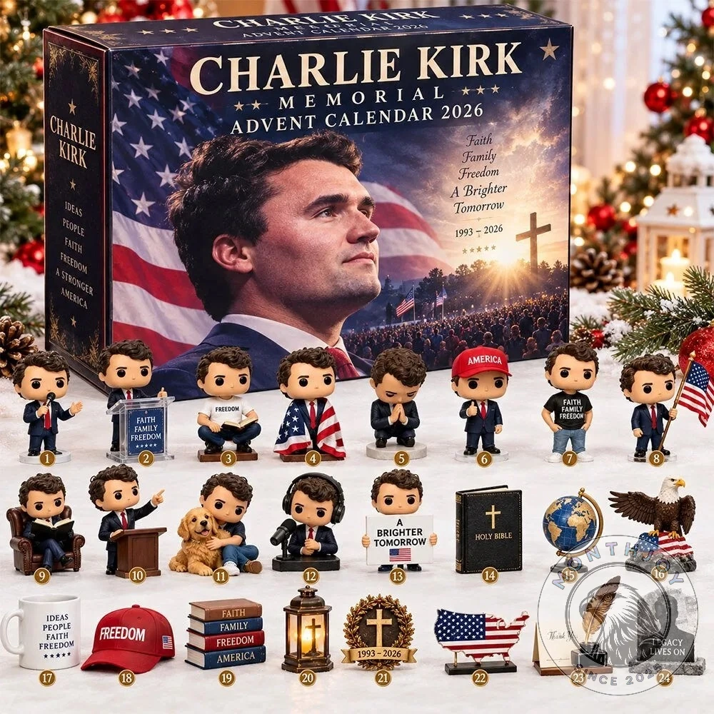 Charlie Kirk Memorial Advent Calendar 2026 - Side View