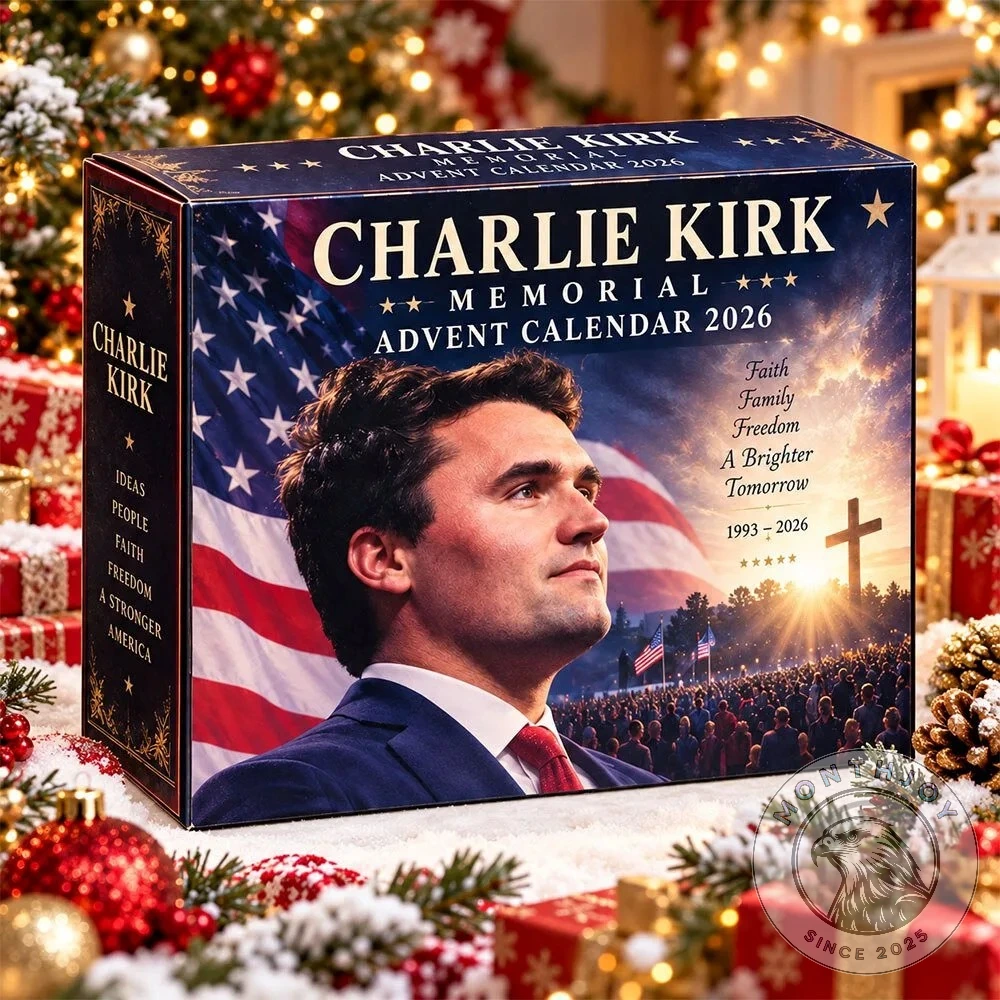 Charlie Kirk Memorial Advent Calendar 2026 - Full Design