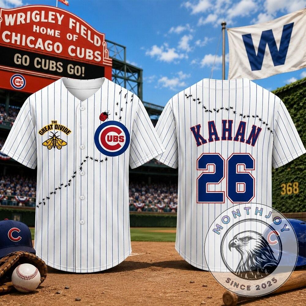 Noah Kahan Wrigley Field Cubs Jersey 2026 - Front View
