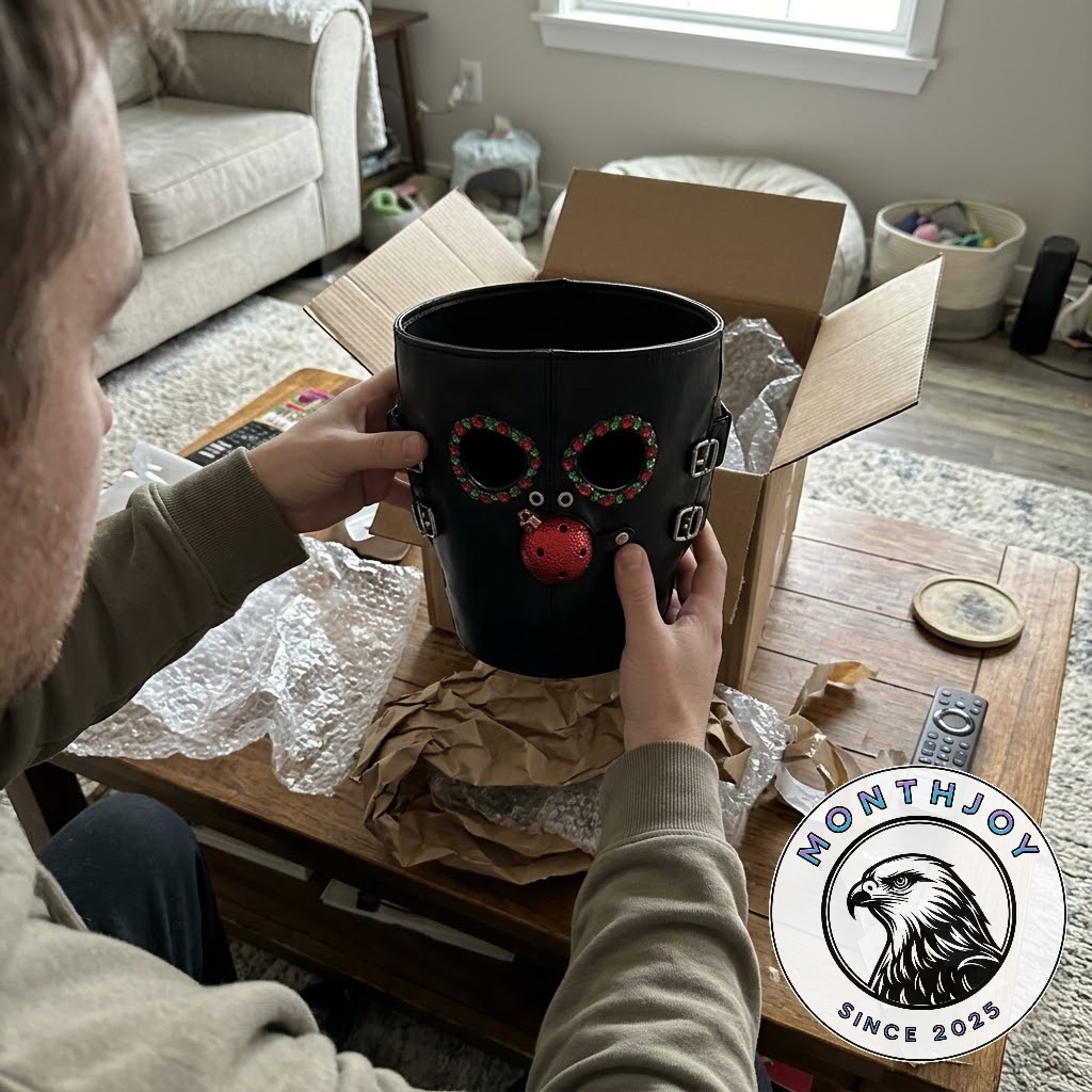 Christmas at the Kringles Movie Parody Mask Popcorn Bucket - photo 2