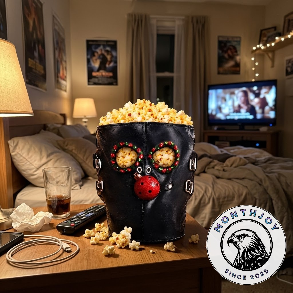 Christmas at the Kringles Movie Parody Mask Popcorn Bucket - photo 3