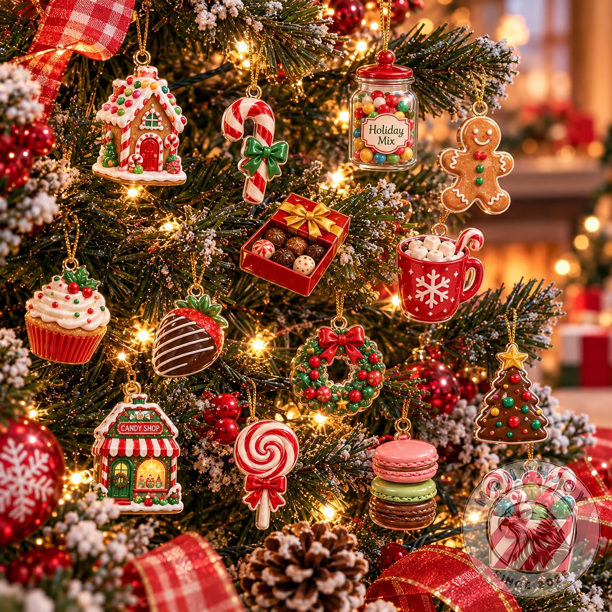 Christmas Candy Shop Advent Calendar 2026 - Artwork Detail