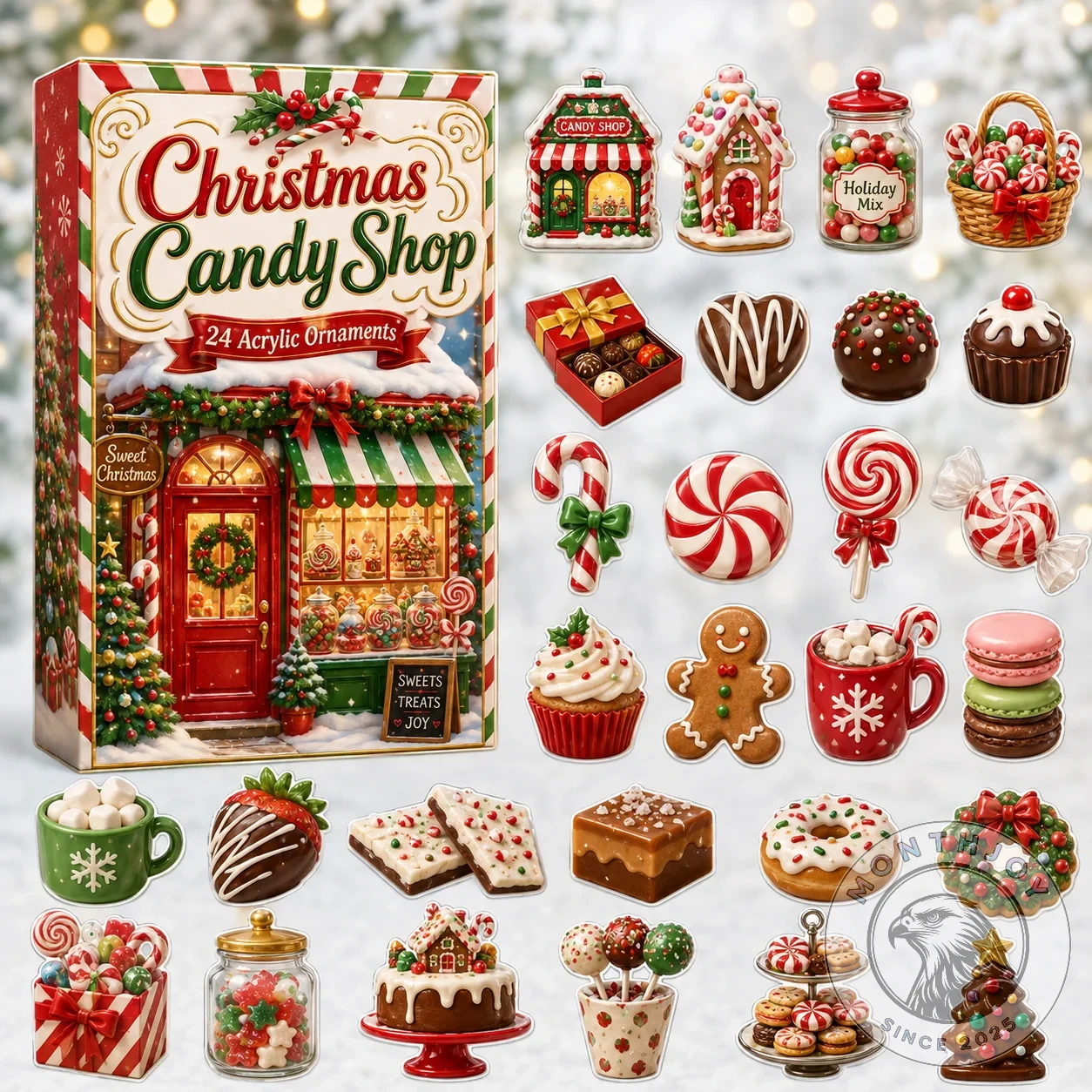 Christmas Candy Shop Advent Calendar 2026 - Side View