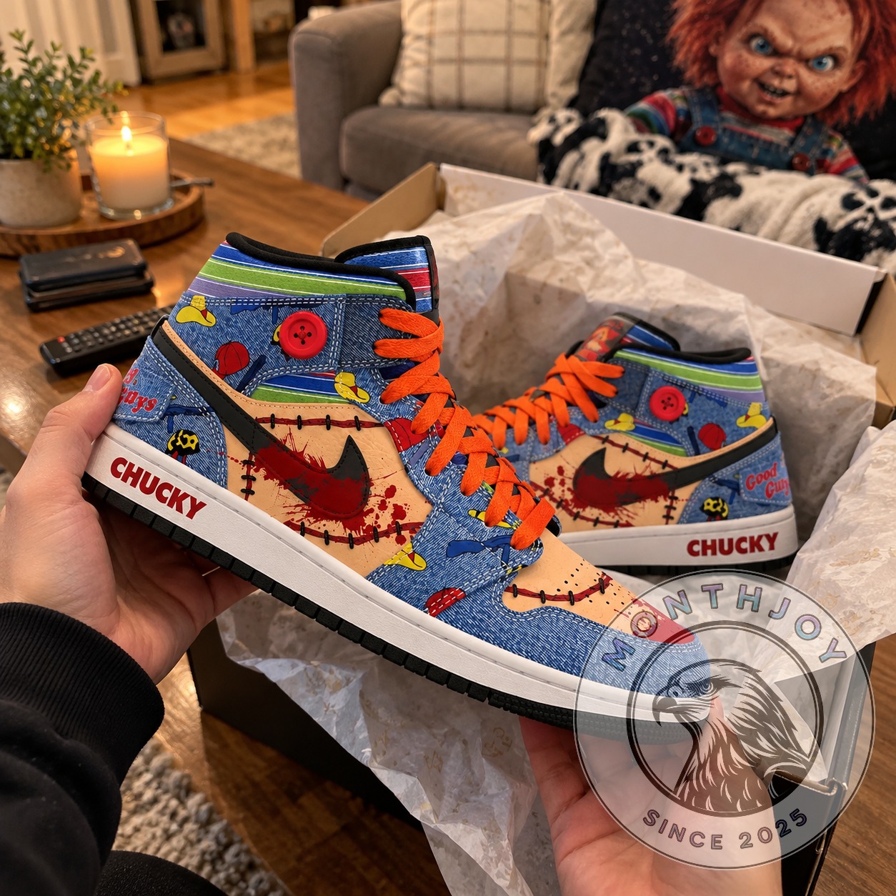 Chucky Good Guys Horror Movie High Top Sneakers - photo 2
