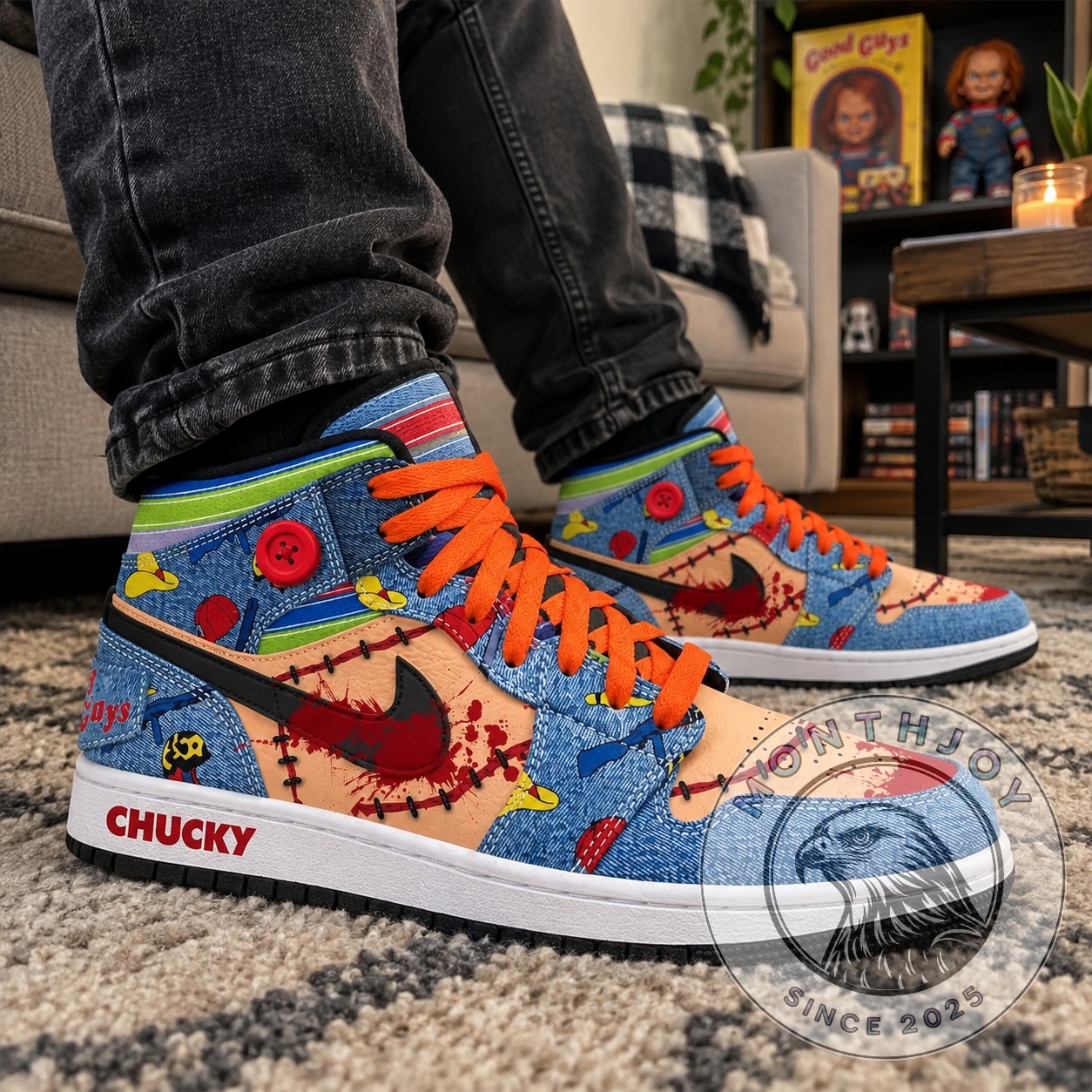 Chucky Good Guys Horror Movie High Top Sneakers - photo 3