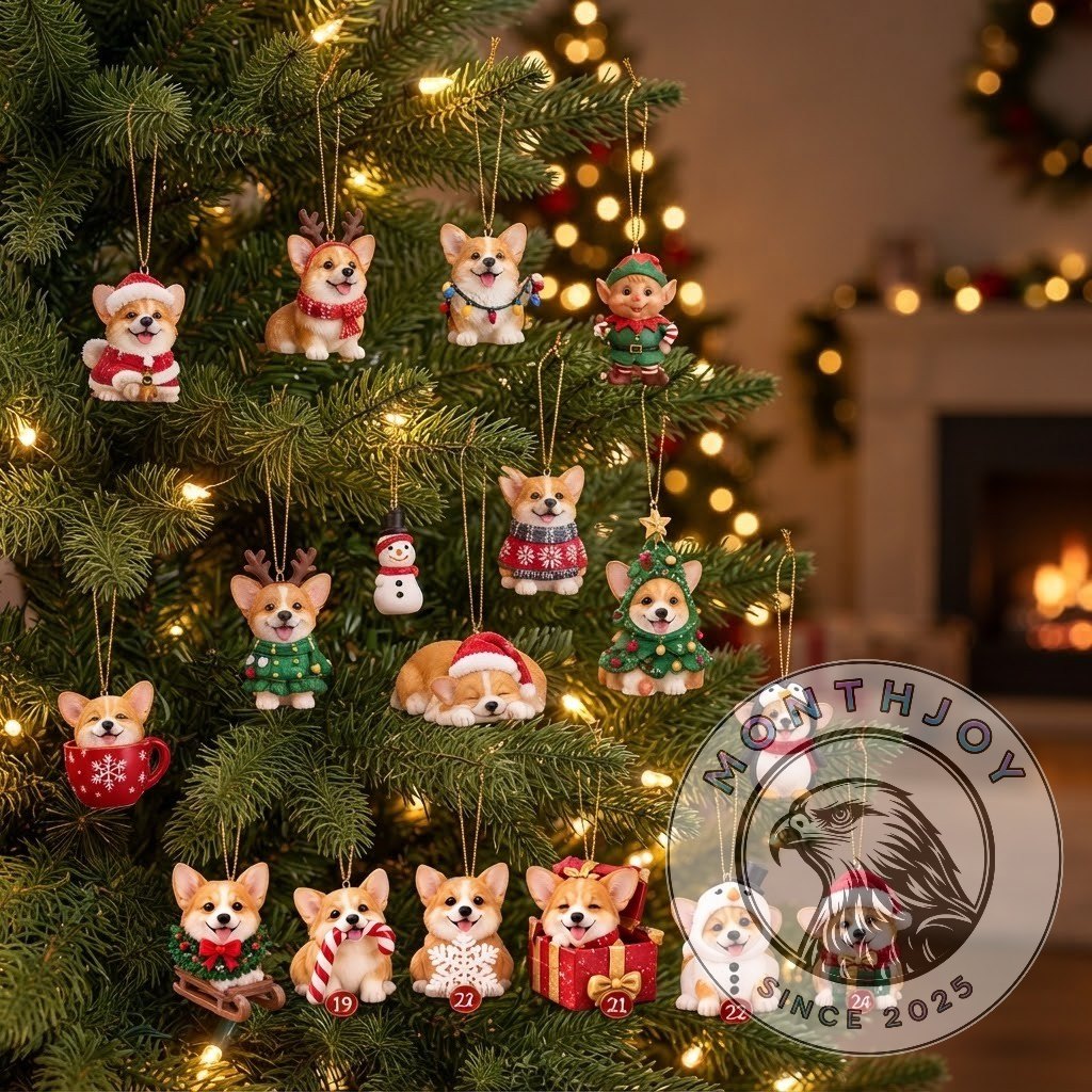 Corgi 2026 24-Day Christmas Countdown Advent Calendar - festive front artwork