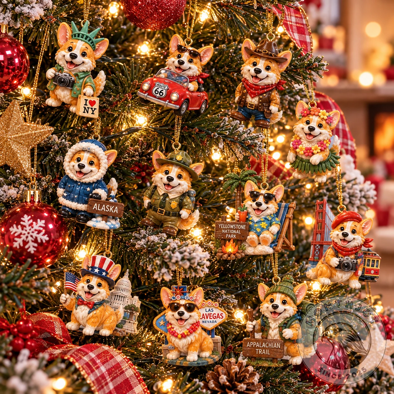 Corgi Around America 2026 Advent Calendar - Product View