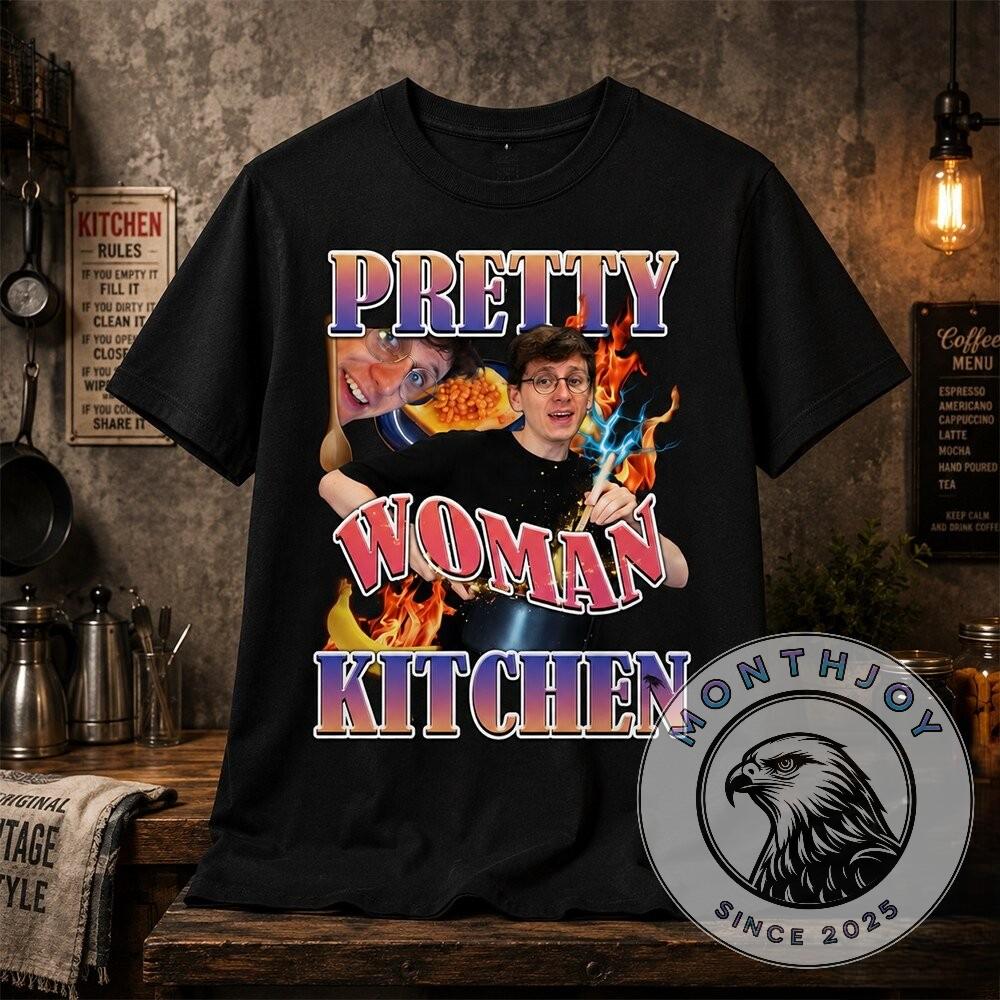Jack Massey Welsh Pretty Woman Kitchen T-Shirt - Front View