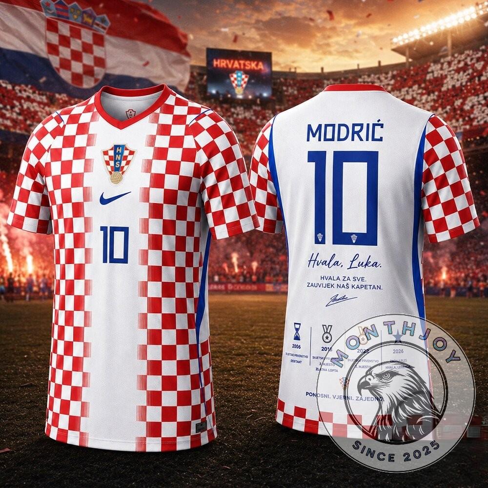 Luka Modrić Croatia 2026 Last Dance Tribute Soccer Jersey | MonthJoy