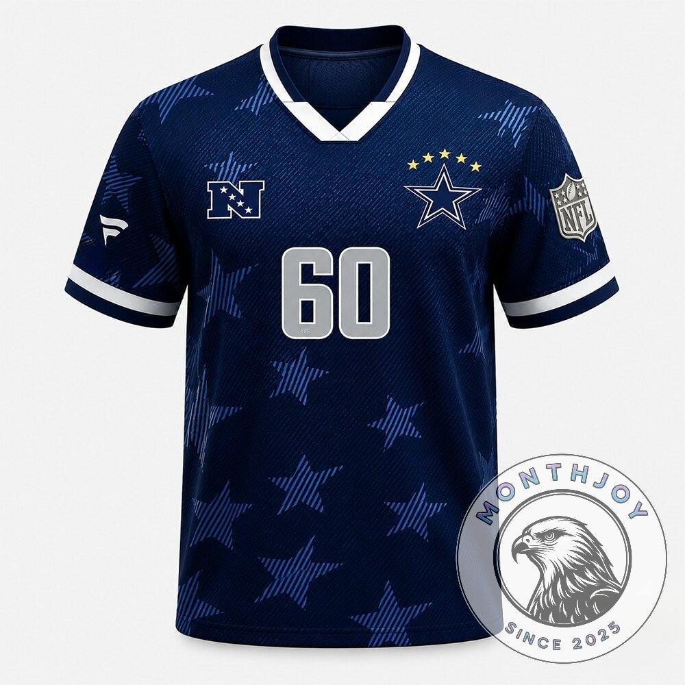 NFL Fanatics Dallas Cowboys Football x Football Jersey 2026 - Detail View