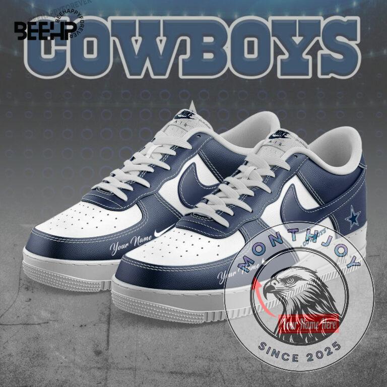 Dallas Cowboys Custom Name Sneakers - Detail View