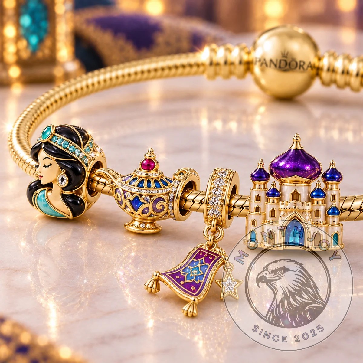 Disney Aladdin Collector Collection Charm Bracelet - photo 2