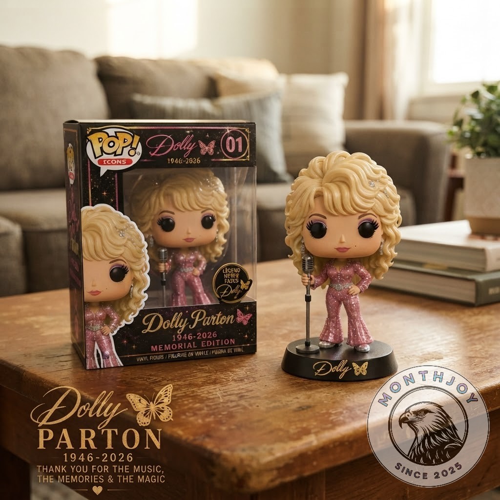 Dolly Parton 1946-2026 Memorial Edition Funko Pop Vinyl Figure - close-up of collector box