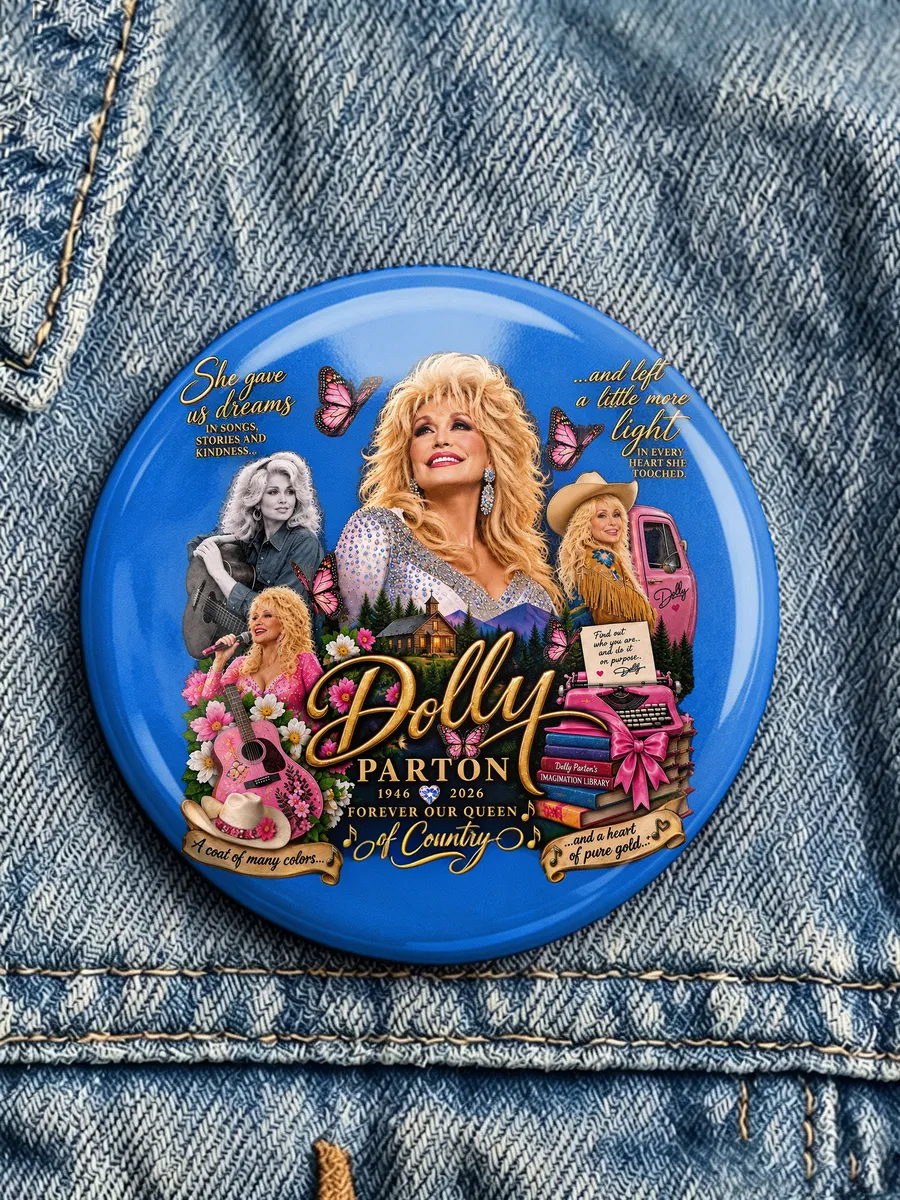 Dolly Parton 80th Anniversary Button - photo 2