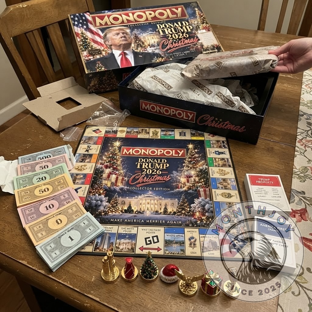 Donald Trump 2026 Christmas Monopoly Board Game - photo 2