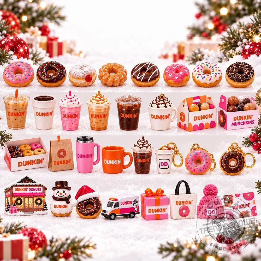 Dunkin' Donuts Christmas Advent Calendar - Front View