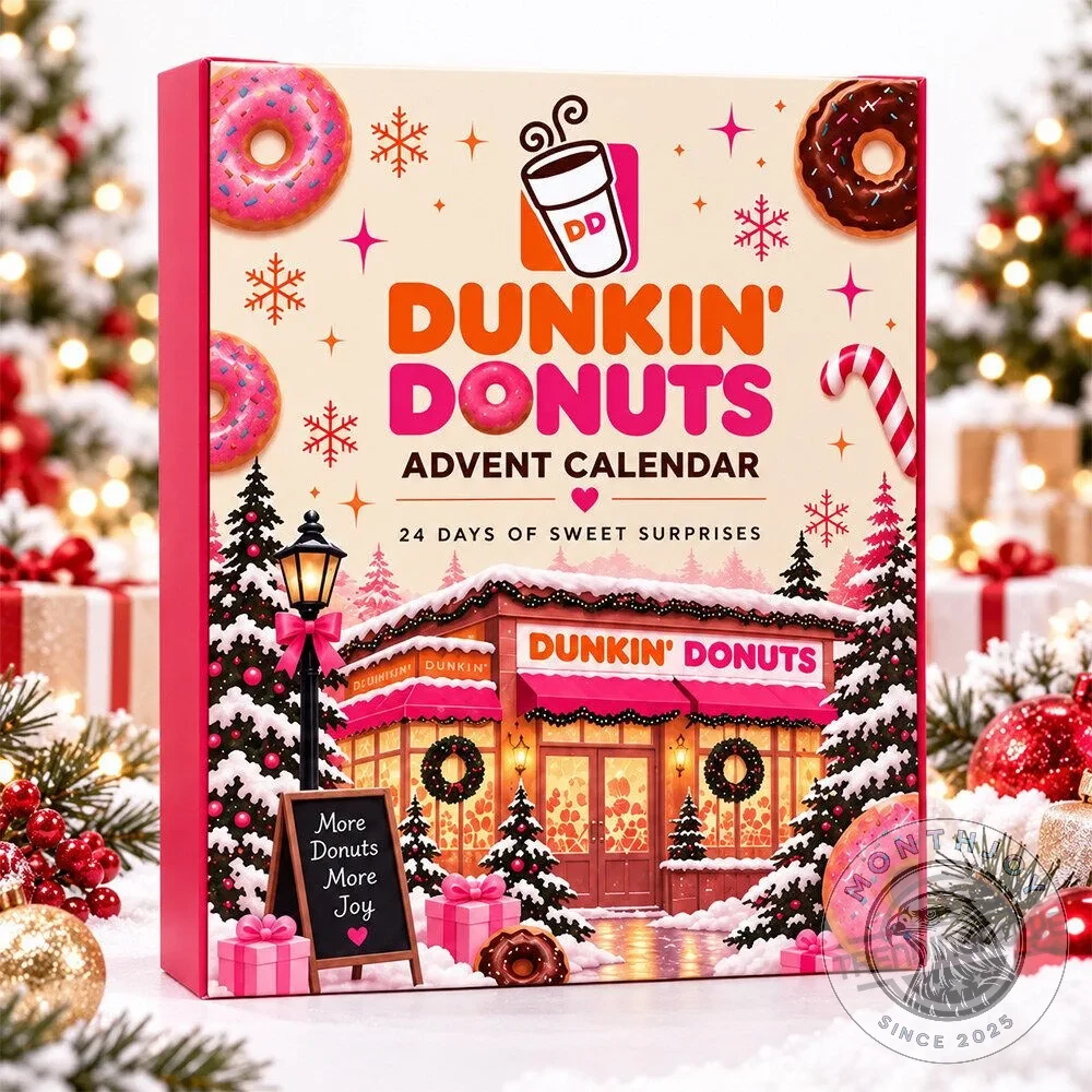 Dunkin' Donuts Christmas Advent Calendar - Detail View