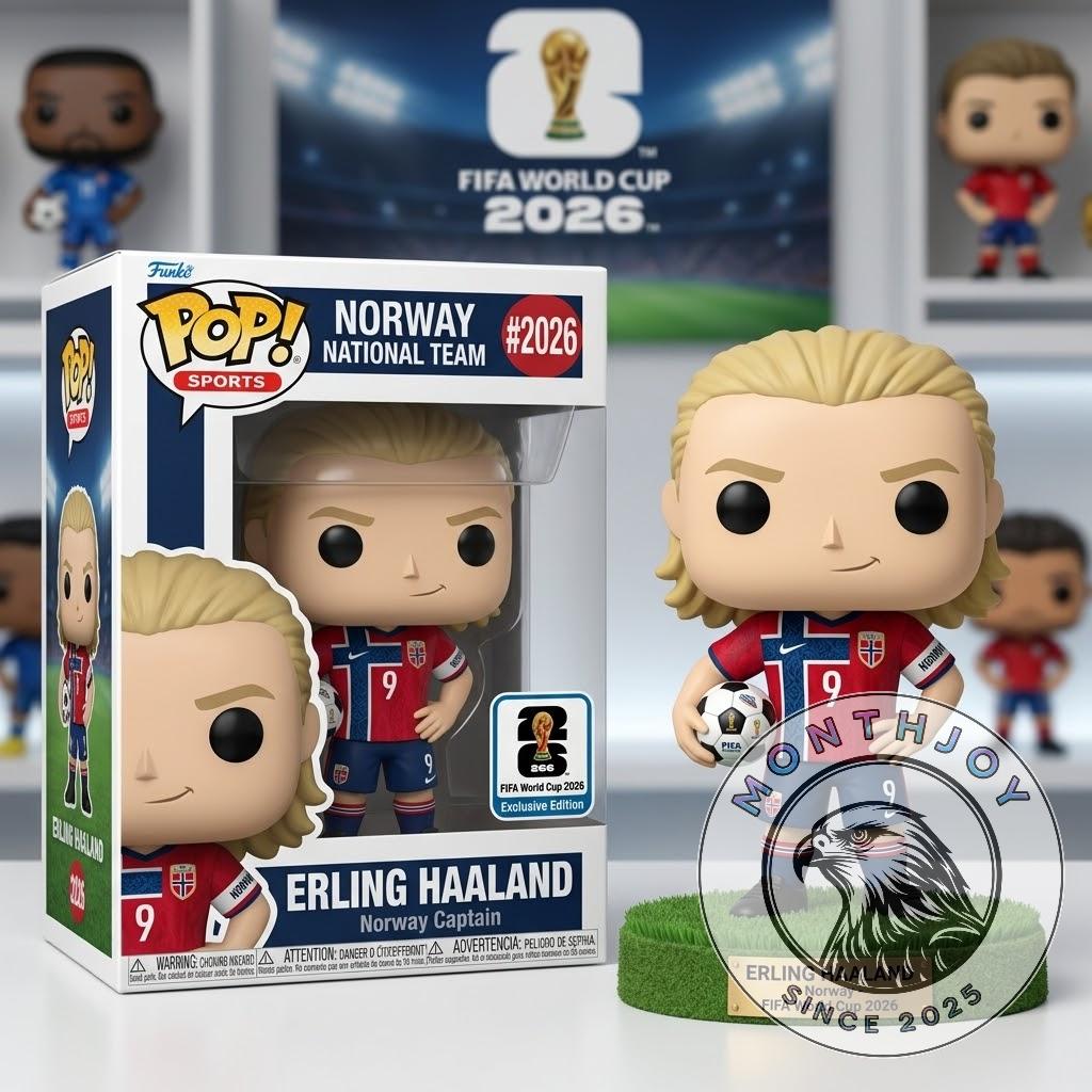 Erling Haaland FIFA World Cup 2026 Funko Pop Figure | MonthJoy