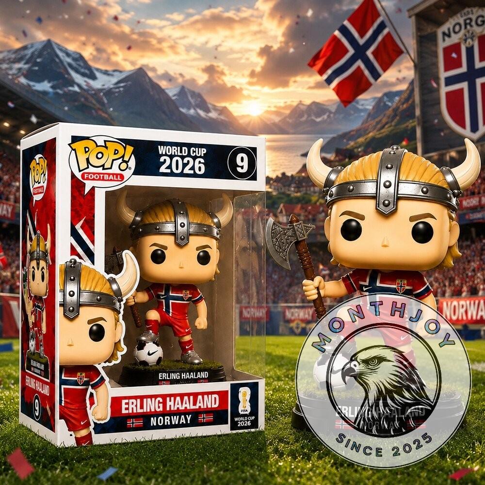 Erling Haaland Norway World Cup 2026 Pop Figure | MonthJoy