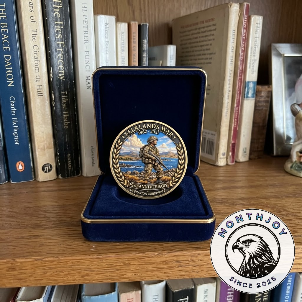 Falklands War 45th Anniversary Operation Corporate Commemorative Coin - photo 3