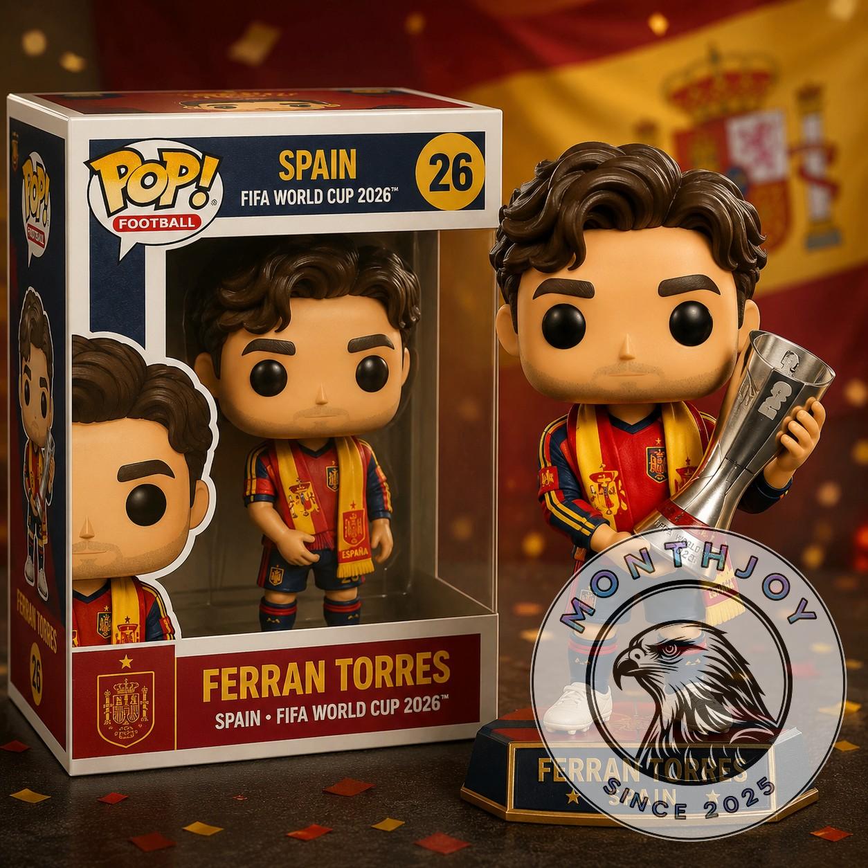 Ferran Torres Spain FIFA World Cup 2026 Funko Pop - Front View