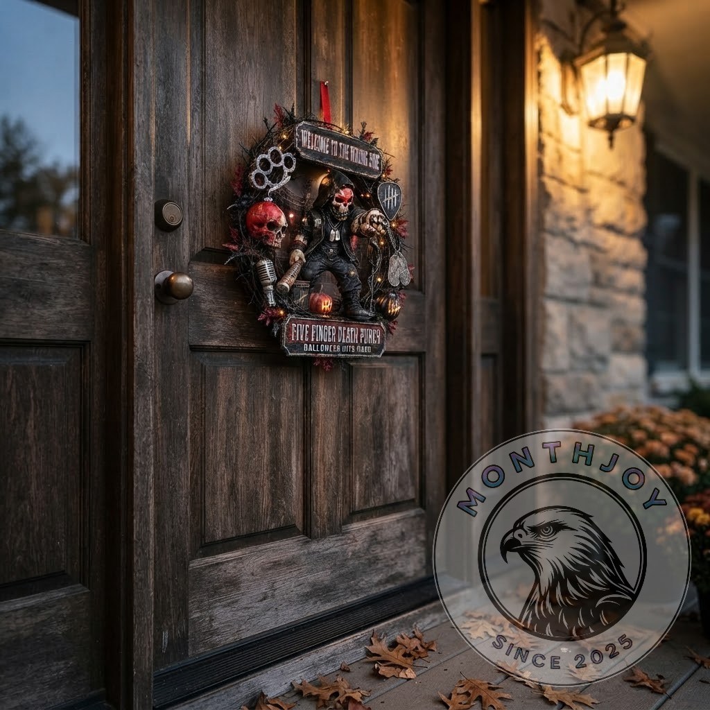 Five Finger Death Punch Halloween Hits Hard Decorative Wreath - photo 3